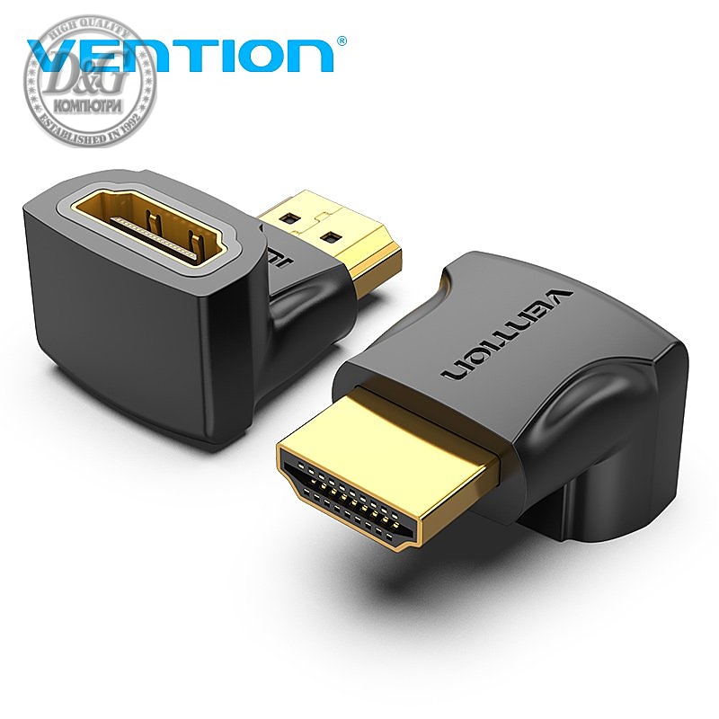 Vention Адаптер Adapter HDMI Right Angle 90 Degree M/F - AIOB0