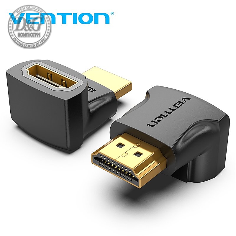 Vention Адаптер Adapter HDMI Right Angle 270 Degree M/F - AINB0