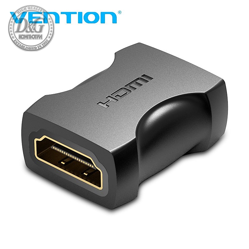 Vention Адаптер Adapter HDMI Female to Female Coupler Black - AIRB0