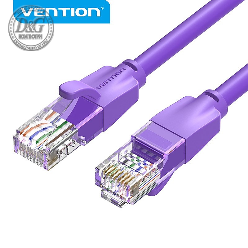 Vention Кабел LAN UTP Cat.6 Patch Cable - 2M Purple - IBEVH