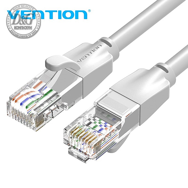 Vention Кабел LAN UTP Cat.6 Patch Cable - 0.5M Gray - IBEHD