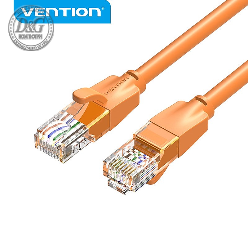 Vention Кабел LAN UTP Cat.6 Patch Cable - 2M Orange - IBEOH