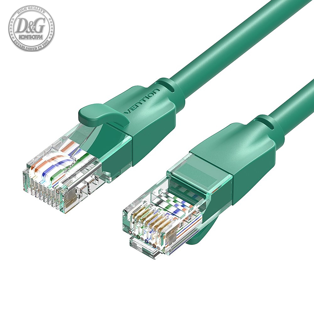 Vention Кабел LAN UTP Cat.6 Patch Cable - 2M Green - IBEGH