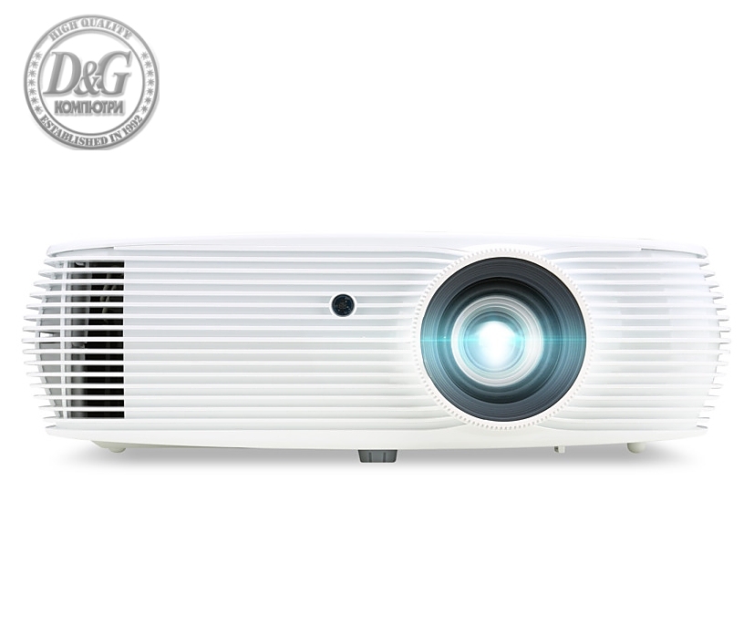 Acer Projector P5535, DLP, FullHD (1920x1080), 20000:1, 4500 ANSI Lumens, 3D 144Hz, VGAx2, RCA, HDMI/MHL, HDMI, Audio in, RJ45, LAN Control, Speaker 16W, Bluelight Shield, Bag, 2.71kg, White