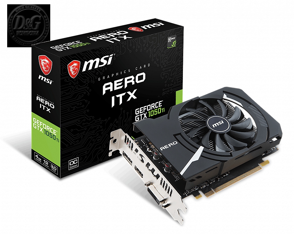 MSI GTX1050TI AERO ITX 4G OCV1