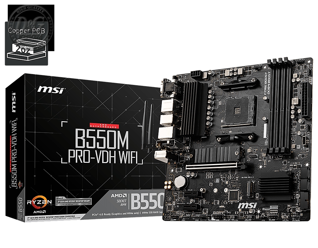 MSI B550M PRO-VDH WIFI