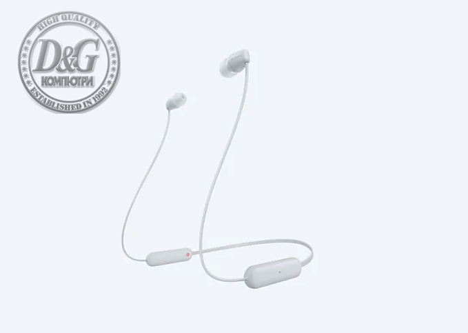 Sony Headset WI-C100, white