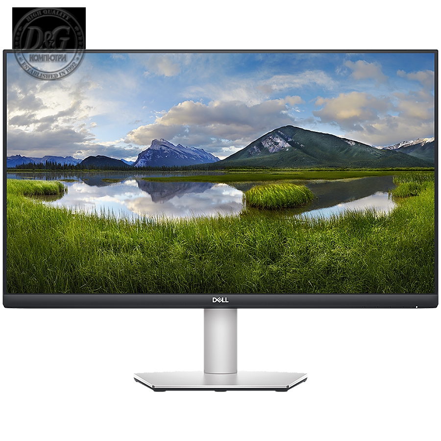 Dell Monitor LED S2722DC, 27", QHD 2560x1440, 16:9 75Hz, IPS Antiglare, Flicker Free, 350 cd/m2, 1000:1, 178°/178°, 4ms GtG, AMD FreeSync Premium, 2x HDMI, USB Type-C (DP/PD), 2x USB 3.2, Audio line-out, Tilt, Swivel, Pivot, Height adjust, 3Y