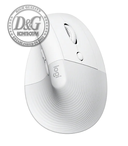 Logitech Lift Vertical Ergonomic Mouse - OFF-WHITE/PALE GREY - EMEA