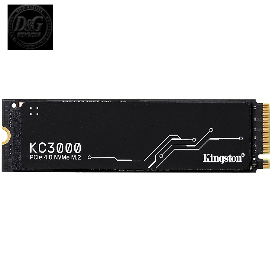 KINGSTON 2048GB, M.2 2280, PCIe 4.0 NVMe, Read/write: 7,000 / 7,000MB/s, Random 4K read/write: up to 1,000K/1,000K IOPS