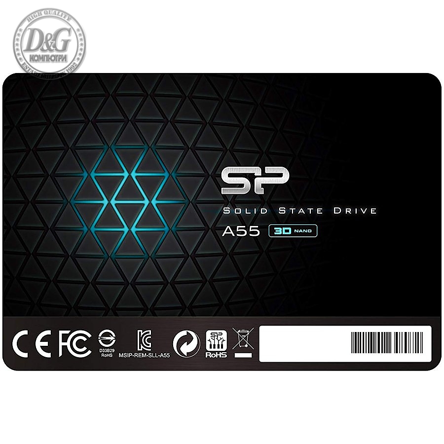 SILICON POWER Ace A55 1TB SSD, 2.5'' 7mm, SATA 6Gb/s, Read/Write: 560 / 530 MB/s