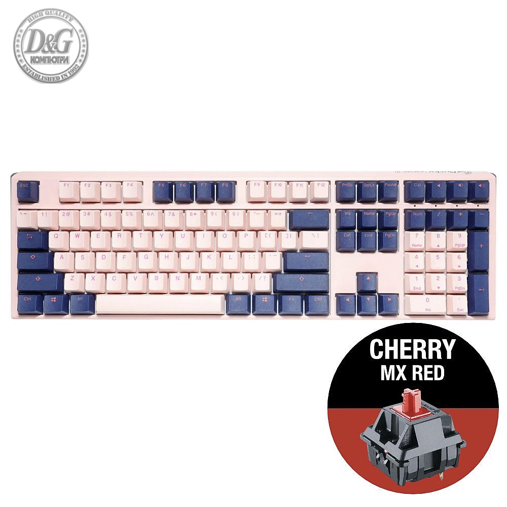 Геймърскa механична клавиатура Ducky One 3 Fuji Full-Size, Cherry MX Red