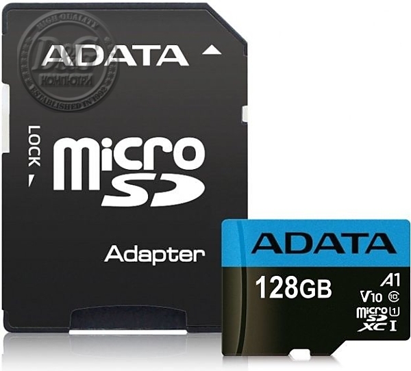 ADATA 128GB MicroSDXC UHS-I CLASS 10 (with adapter)