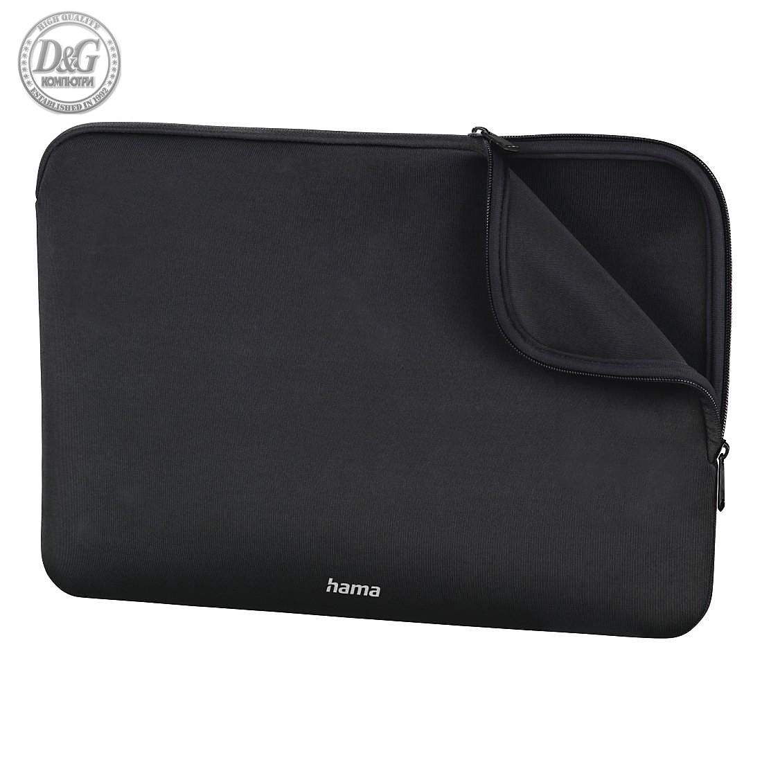 Калъф за лаптоп HAMA Neoprene, До 40 cm (15.6&quot;), Черен