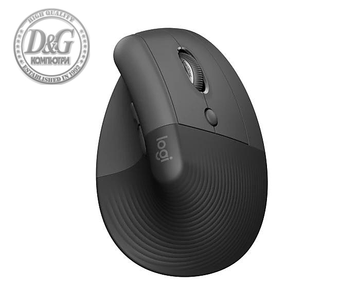 Безжична Мишка Logitech Lift Vertical Graphite