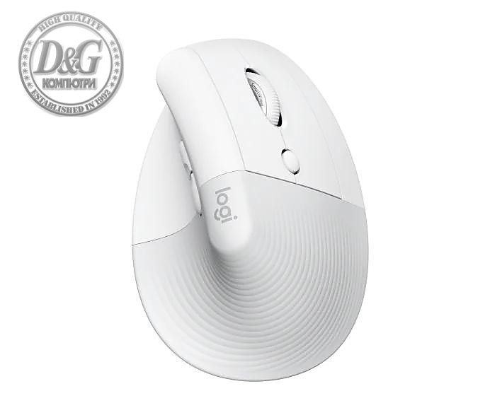 Безжична Мишка Logitech Lift Vertical Off-White