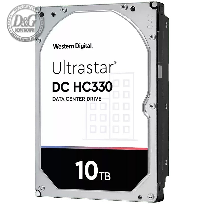 HDD Server WD/HGST ULTRASTAR DC HC330 (3.5’’, 10TB, 256MB, 7200 RPM, SATA 6Gb/s, 512N SE), SKU: 0B42266