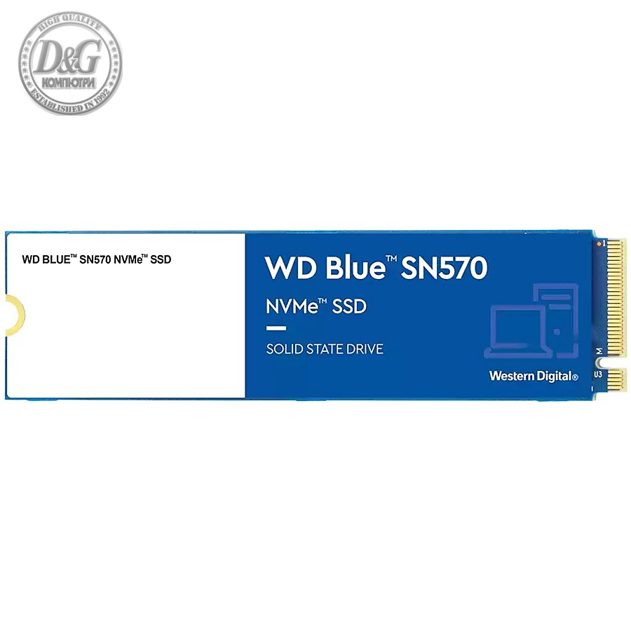 SSD WD Blue (M.2, 500GB, PCIe Gen3)