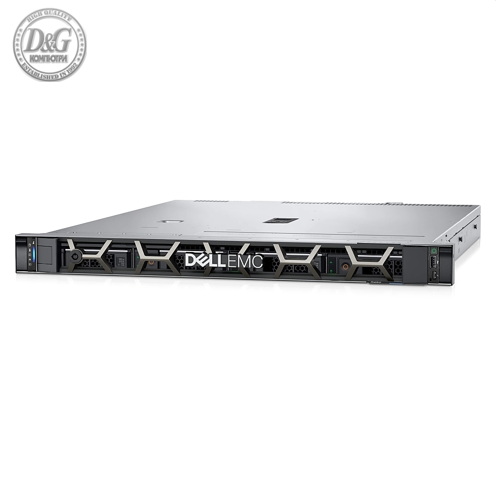 Dell PowerEdge R250 Value, Intel Xeon E-2336 2.9GHz 12M, 6C/12T, 3.5" Chassis up to x4 Hot Plug HDD, PCIe Riser 1 x16 and 1 x8 Slots, 16GB UDIMM 3200MT/s, ECC, 2x 2TB HDD S3 6Gbps 7.2K 3.5in Hot-Plug, PERC H355, Single PSU 450W Platin, 36M NBD