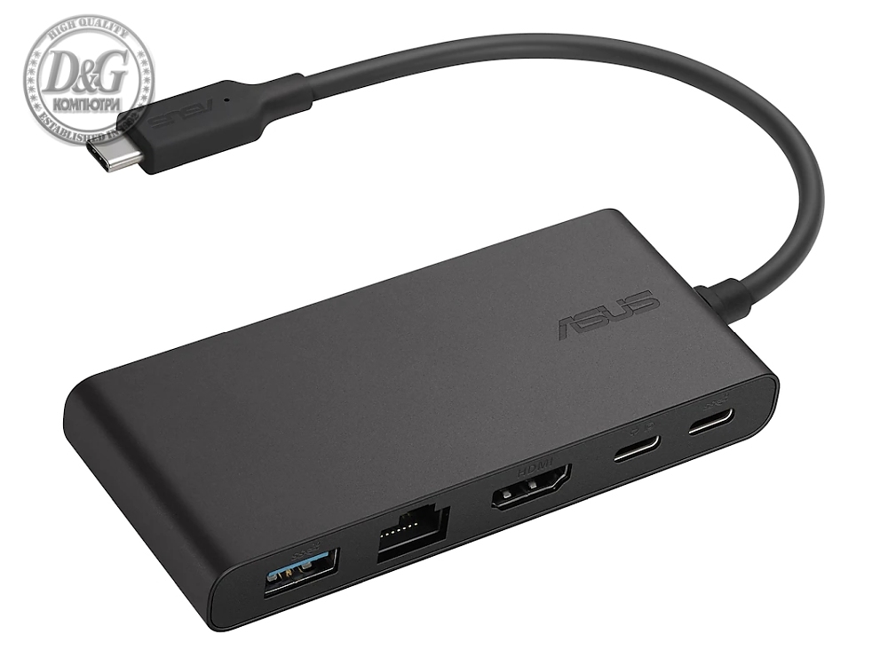 Asus DC200 DUAL 4K USB-C DOCK, Black