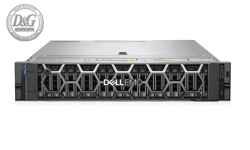 Dell PowerEdge R750XS, Chassis 8 x 3.5", Intel Xeon Silver 4314, 16GB, 1x960GB SSD SATA, Rails, Broadcom 57412 Dual Port 10GbE SFP, PERC H755, iDRAC9 Enterprise 15G, Redundant 800W, 3Y Basic Onsite