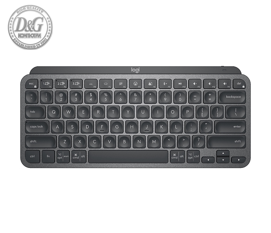 Logitech MX Mechanical Mini Minimalist Wireless Illuminated Keyboard  - GRAPHITE - US INT'L - EMEA