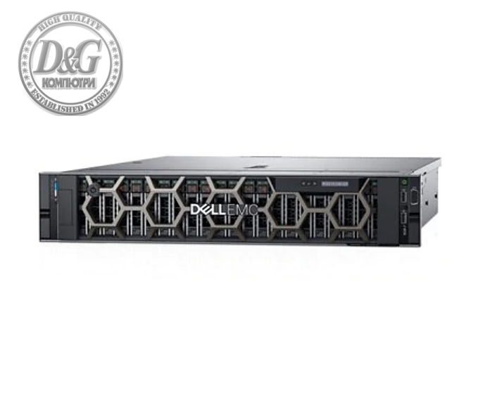 Dell PowerEdge R7515, Chassis 24 x 2.5" HotPlug, AMD EPYC 7443P, 64GB, 2x480GB SSD, Rails, Bezel, Broadcom 57416 Dual Port 10 GbE SFP+ Network LOM Mezz Card, PERC H730P, iDRAC9 Enterprise 15G, Redundant 750W, 3Y ProSpt