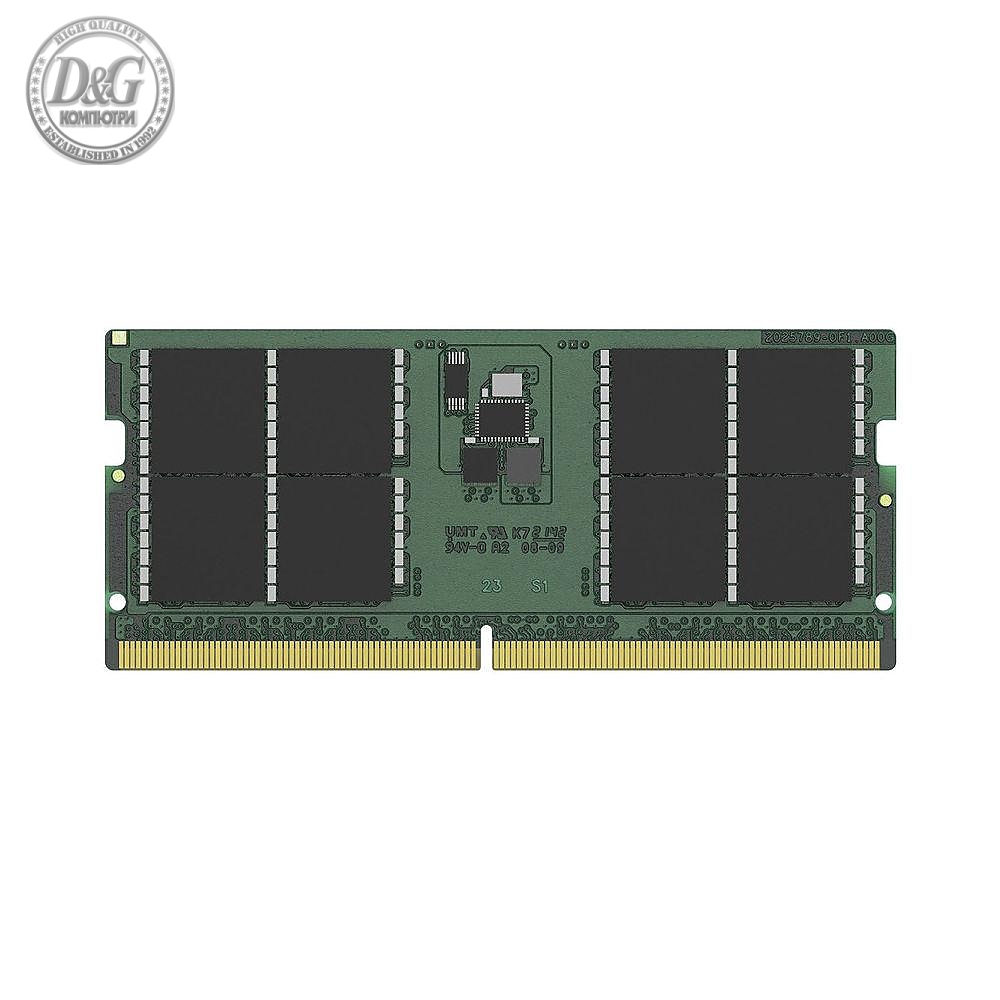 Памет Kingston 32GB SODIMM DDR5 PC5-38400 4800MHz CL40 KVR48S40BD8-32