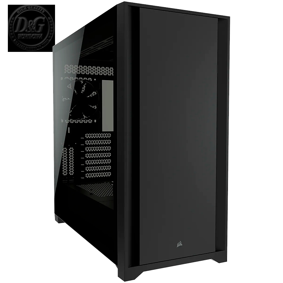 CORSAIR 5000D Tempered Glass Mid-Tower ATX PC Case — Black