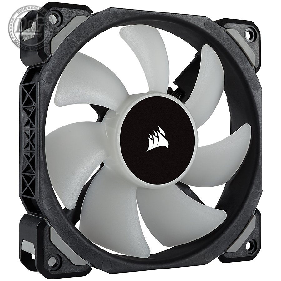 Corsair ML120 PRO RGB, 120mm Premium Magnetic Levitation RGB LED PWM Fan, Single Pack