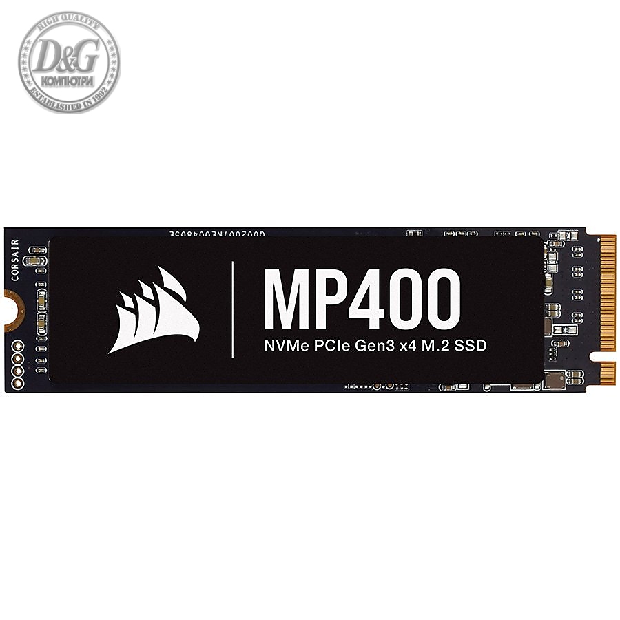 Corsair SSD 2TB MP400 PCIe x4 NVMe M.2 3D QLC (r/w: 3480/3000MB/s; 330K/710K IOPS)