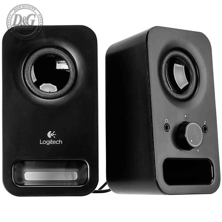 LOGITECH Z150 Stereo Speakers - MIDNIGHT BLACK - 3.5 MM