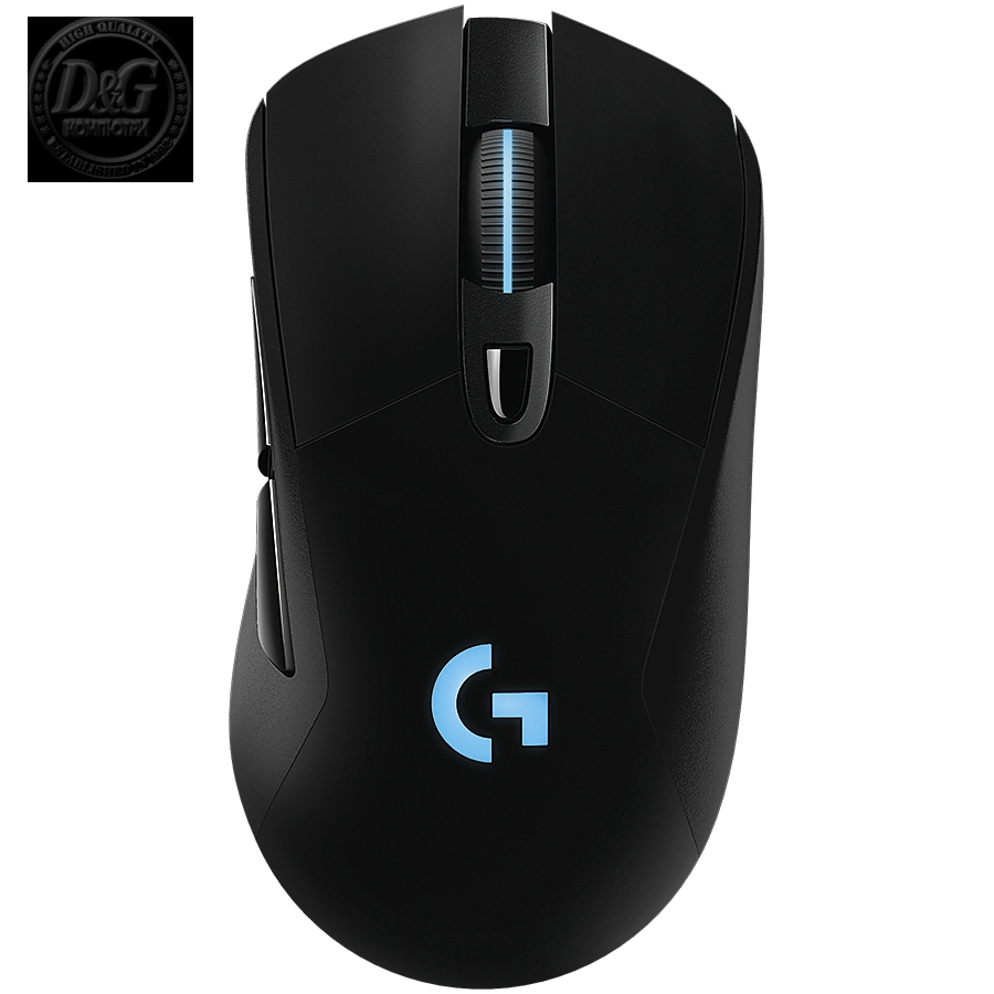 LOGITECH G703 Wireless Gaming Mouse - HERO - LIGHTSPEED - BLACK - EER2