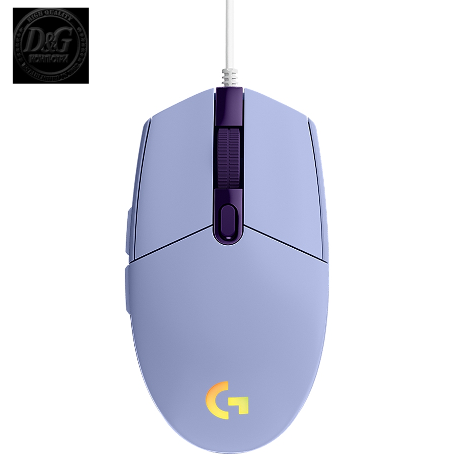 LOGITECH G102 LIGHTSYNC - LILAC - USB - EER - G102 LIGHTSYNC