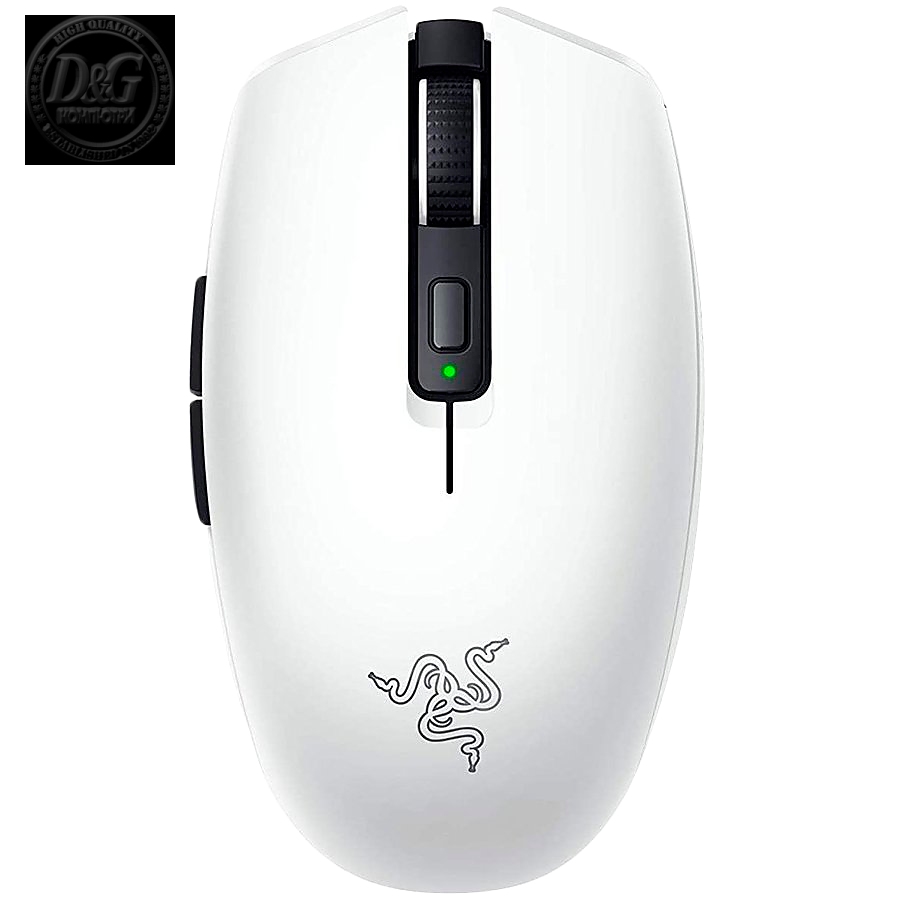 Razer Orochi V2 - White Ed., Dual-mode wireless (2.4GHz and Bluetooth), 18 000 DPI Optical Sensor, 2nd-gen Razer Mechanical Mouse Switches, Up to 950 hours of battery life, Weight < 60g, Symmetrical right-handed