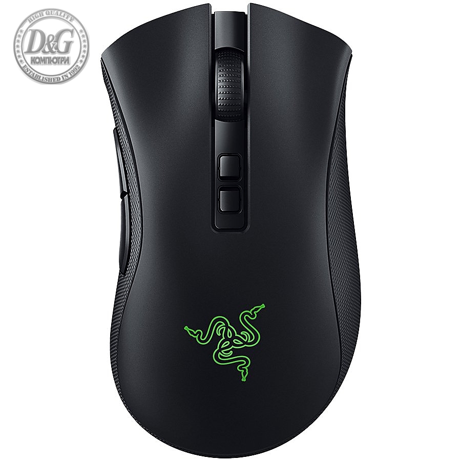 Razer DeathAdder V2 Pro Ergonomic Wireless Gaming Mouse, Optical sensor, 20,000 DPI, Optical Switches, 100% PTFE Mouse Feet, Up to 120 Hours battery life Speedflex Cable, Right-Handed