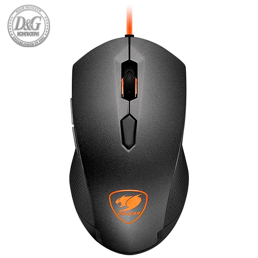 COUGAR MINOS X2 Gaming Mouse ,ADNS-3050 Optical gaming sensor,500/1000/1500/2000/3000 DPI,Game type-FPS/MOBA/RTS,OMRON gaming switches,3 zone backlight,Cable Length 1.8m, usb