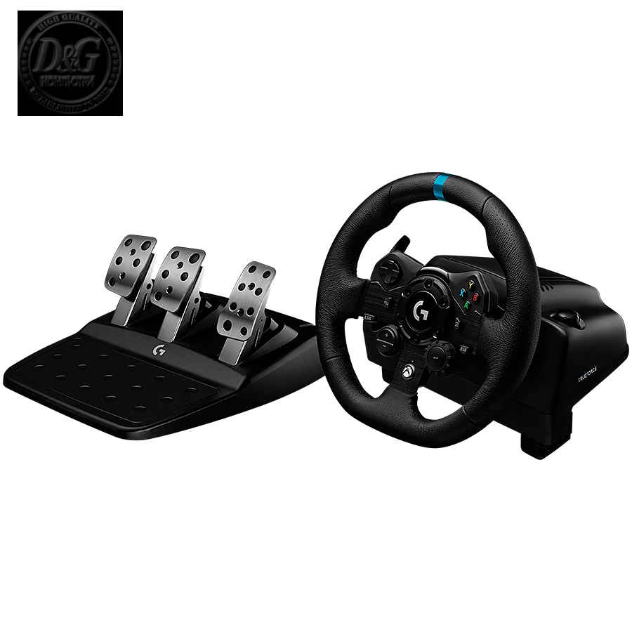 LOGITECH G923 Racing Wheel and Pedals for PS4 and PC - USB - PLUGC - EMEA - EU