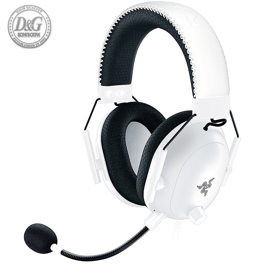 Razer BlackShark V2 X - White, 12 Hz вЂ“ 28 KHz Frequency Response, 32 в„¦ (1 kHz) Impedance, Razer TriForce Driver, Breathable memory foam, Advanced passive noise cancellation, Analog 3.5 mm Connection, 100 Hz вЂ“ 10 kHz Microphone Frequency, 1.3 m