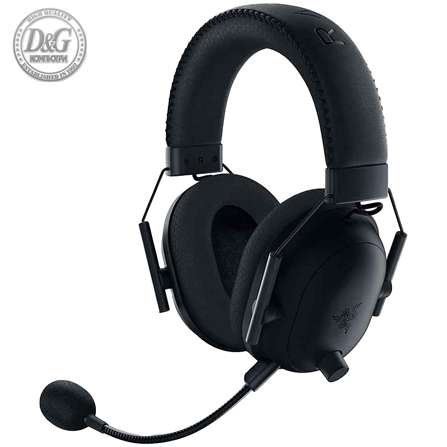 Razer BlackShark V2 Pro, 2.4 GHz wireless, Frequeny Response 12 Hz вЂ“ 28 kHz, Razer TriForce Titanium Driver 50mm, 32 в„¦ (1 kHz) impedance, Breathable memory foam cushions, Advanced passive noise cancellation, HyperClear Supercardioid Mic