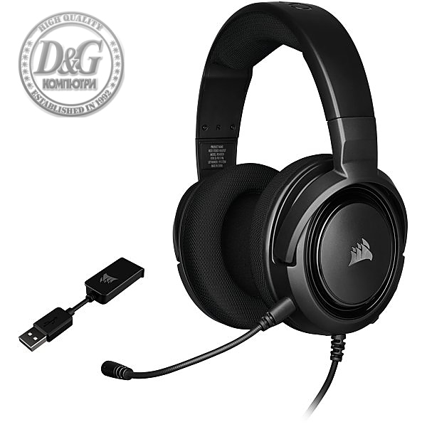 Corsair gaming headset HS45 Surround Carbon