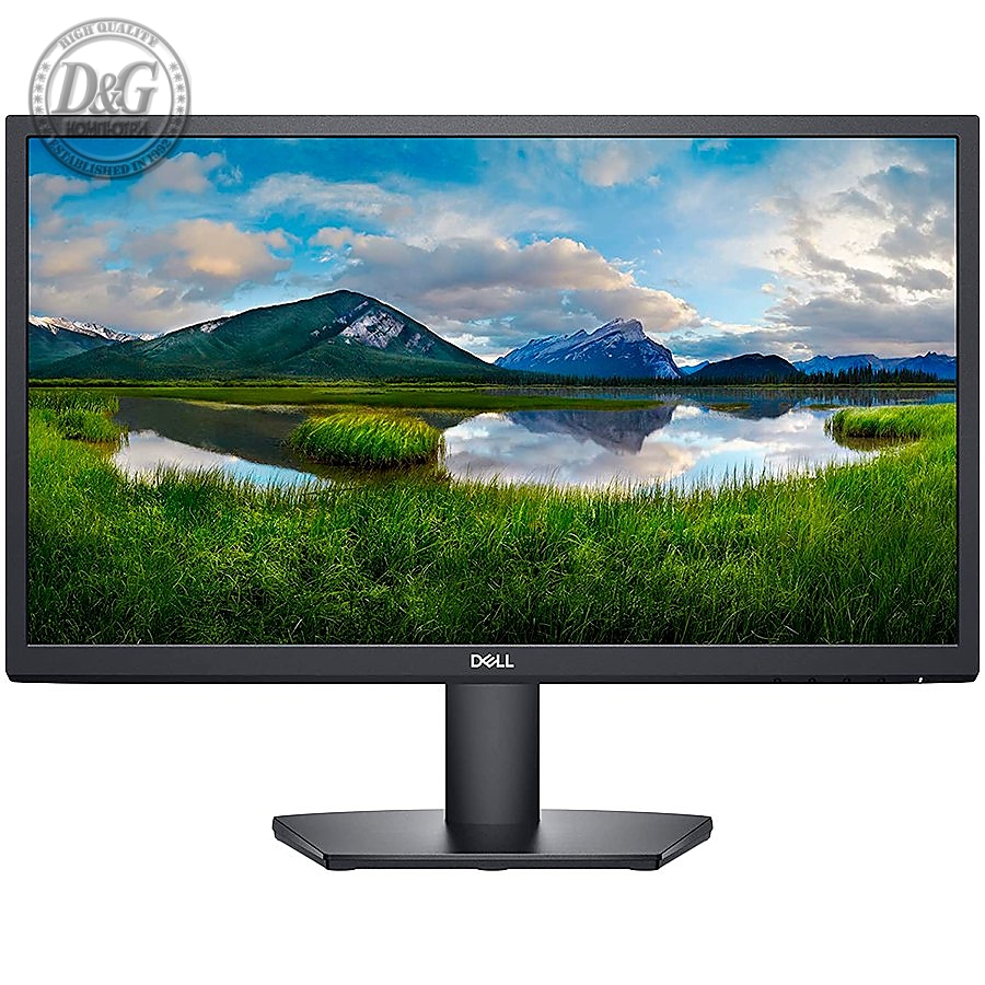 Dell Monitor LED E2222H, 21.45", FHD 1920x1080, 16:9 60Hz, VA Antiglare, Flicker Free, 250 cd/m2, 3000:1, 178°/178°, 5ms GtG, DP, VGA, Height, Tilt adjust, 3Y