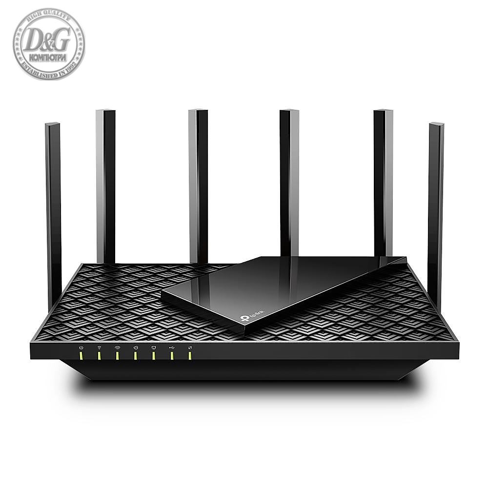 Безжичен рутер TP-Link Archer AX73, AX5400, 2.4/5 GHz, 574 - 4804 Mbps, Gigabit