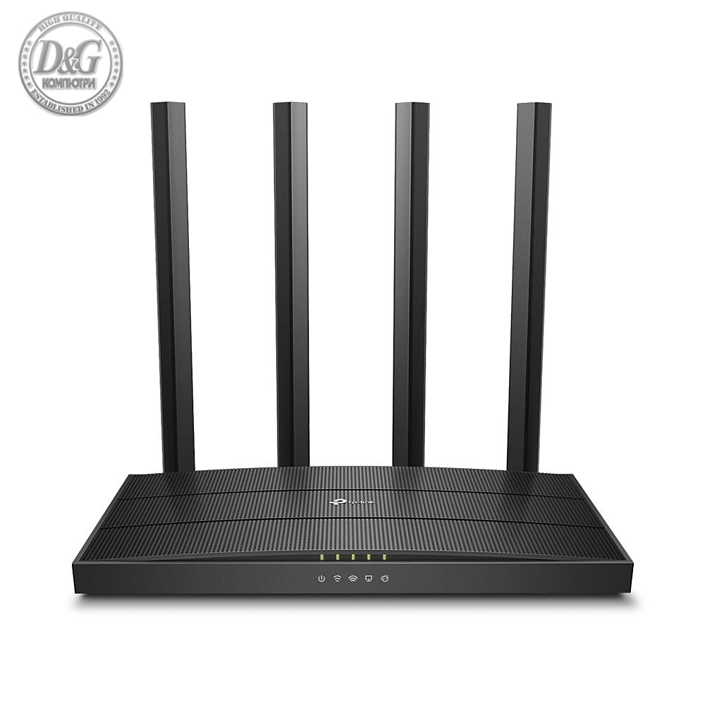 Безжичен рутер TP-Link Archer C80 AC1900, 2.4/5 GHz, 600 - 1300 Mbps, 10/100/1000