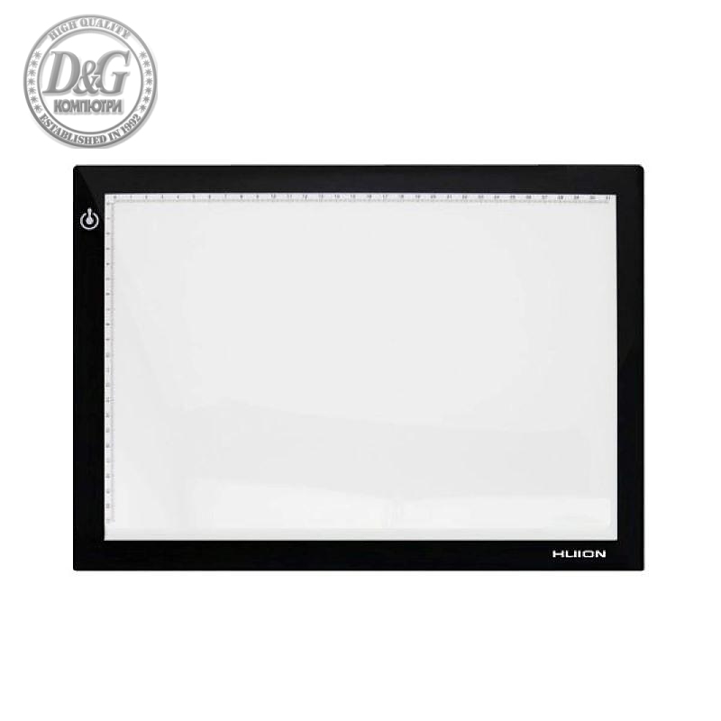 LED светеща подложка за рисуване HUION LED light pad L4SUSB, Черен