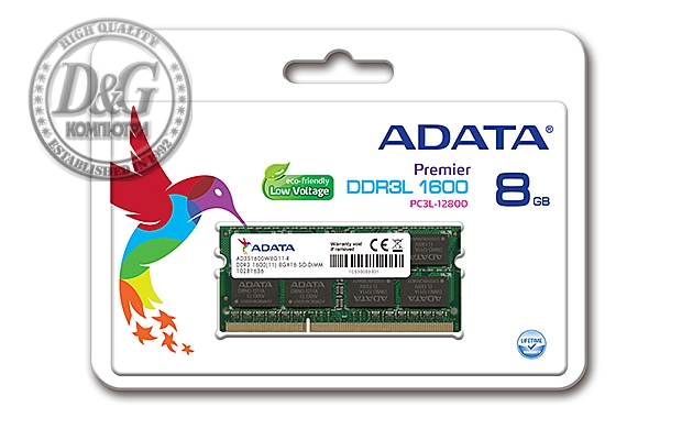 8G DDR3L 1600 ADATA SODIMM