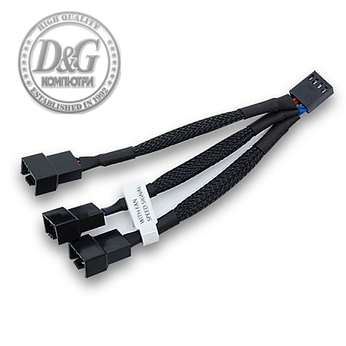 EK-Cable Y-Splitter 3-Fan PWM (10cm), adapter