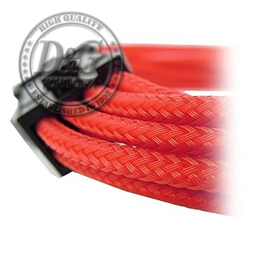 GELID 8pin EPS Power extension cable 30cm individually sleeved RED, 18 AWG