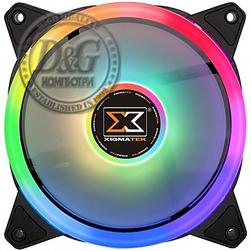 Xigmatek Galaxy II Essential 3 Fan Pack EN42104; 3xAX120 ARGB Fans+Control box+Remote Controler; M/B SYNC