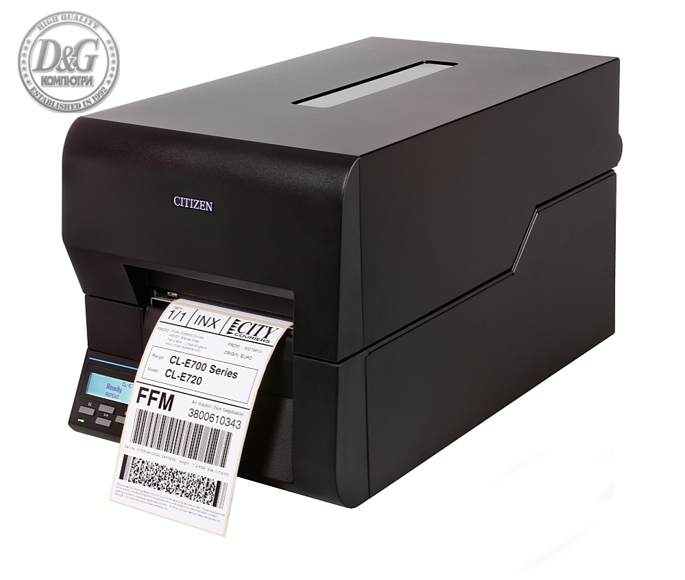 Citizen CL-E720 Printer; USB/Ethernet, EN plug